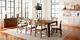 Bassett® Furniture Origins Spence Natural Dining Chair with Thrillist Linen Upholstered Seat-5