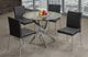 Titus Furniture Black 5 Piece Dining Set-0