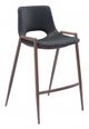 Zuo® Desi Black Set of 2 Counter Chairs-0