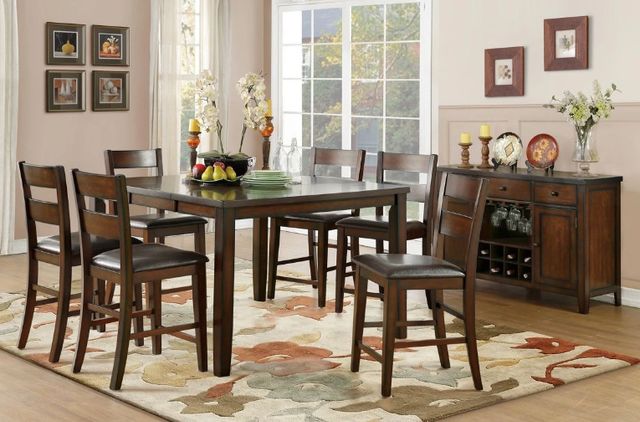 Homelegance® Mantello Cherry Counter Chair-1