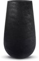 Le Present Sandstone Drop Black 36" Planter-0