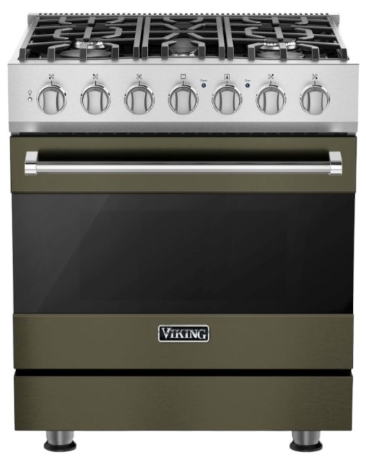 Viking® 3 Series 30" Martini Pro Style Dual Fuel Range-0