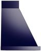 Ilve® Nostalgie II Noblesse 36" Midnight Blue Wall Mounted Range Hood with Chrome Trim-2
