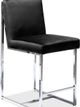 Mazin Furniture Amorra Black/Chrome Counter-Height Chair-0