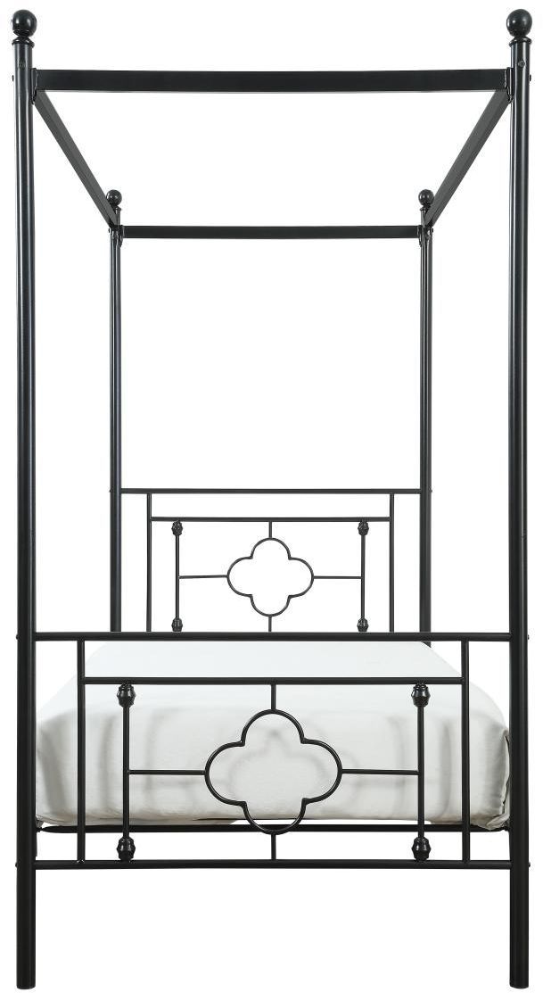 Mazin Furniture Hosta Twin Canopy Bed-2