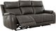 Primo™ International Brindle Charcoal Power Reclining Sofa-1