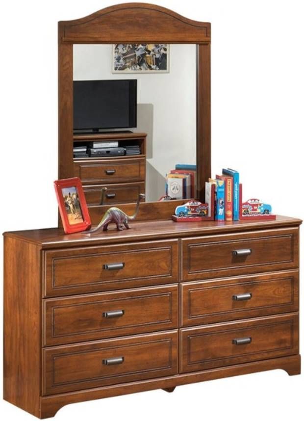 Signature Design by Ashley® Barchan 5-Piece Medium Brown Full Bookcase Headboard Bedroom Set-2