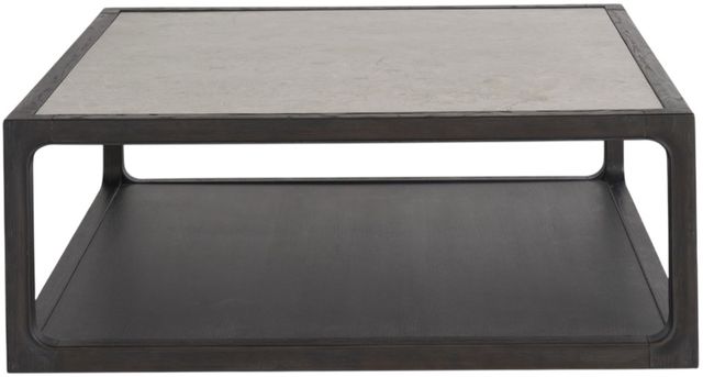 Universal Explore Home™ Coalesce Halen Gray Cocktail Table with Ravenwood Base-3