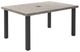 Homecrest™ Outdoor Living Customizable Shadow Rock Aluminum/Stone 42" x 62" Rectangular Outdoor Dining Table with Post Base and Umbrella Hole-0