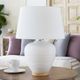 Surya Bixby White Table Lamp-5