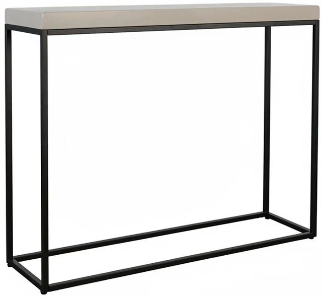 Sunny Designs™ Jax Beige Medium Console Table with Black Base-0