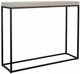 Sunny Designs™ Jax Beige Medium Console Table with Black Base-0