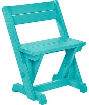 C R Plastics Harvest Turquoise Chair-0