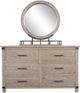 aspenhome® Foundry Weathered Stone Mirror-1