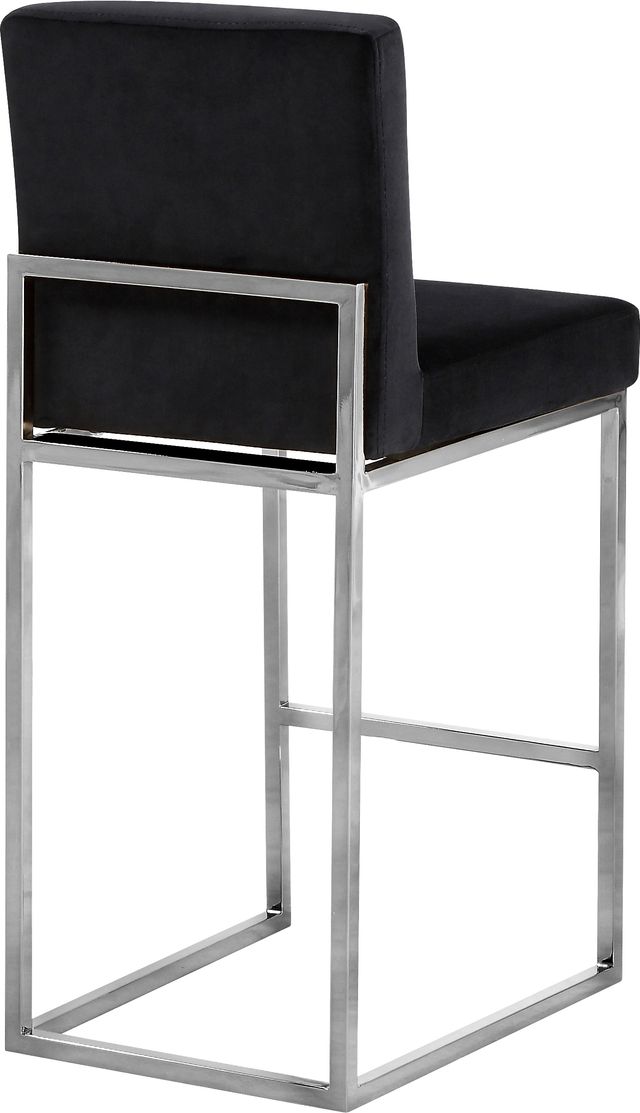 Meridian Furniture Giselle Black Velvet Counter Stool-1