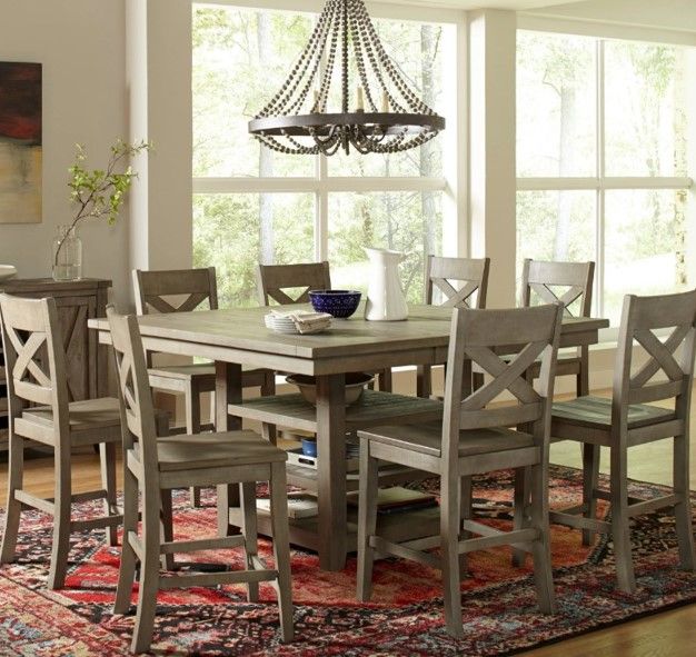 Jofran Inc. Outer Banks Driftwood Extension Counter Table-1