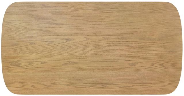Elements International Portland 7-Piece Gray/Natural Rectangular Dining Set-2