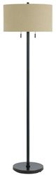 Cal® Lighting & Accessories Calais Beige/Dark Bronze Floor Lamp-0