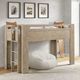 Westwood Design Bello Sandstone Youth Twin Low Loft Bed-1