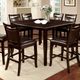 Furniture of America® Woodside Espresso Counter Dining Table-3