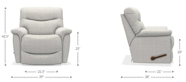 La-Z-Boy® James Oyster Manual Wall Recliner-2