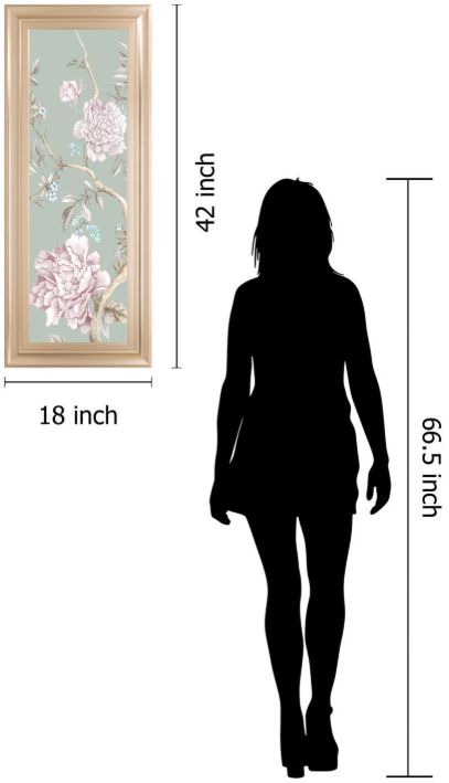 Classy Living Eva Watts Oriental Garden I 42" Wall Art-2