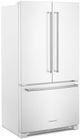 KitchenAid® 20.0 Cu. Ft. White Counter Depth French Door Refrigerator-2