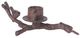 A & B Home Brown 2" Candle Holder-0