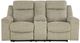 Ashley® Evereast Pass Stone Manual Double Reclining Loveseat with Console-3