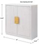 Uttermost® Emma White 2-Door Cabinet-2