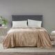 Olliix by Madison Park Microlight Brown Twin Blanket-1