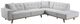 Primo International™ Durant Gray Right-Facing Sectional Sofa-0