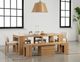 Transformer Table Transformer Scandinavian Oak 6pc Extendable Dining Group-0