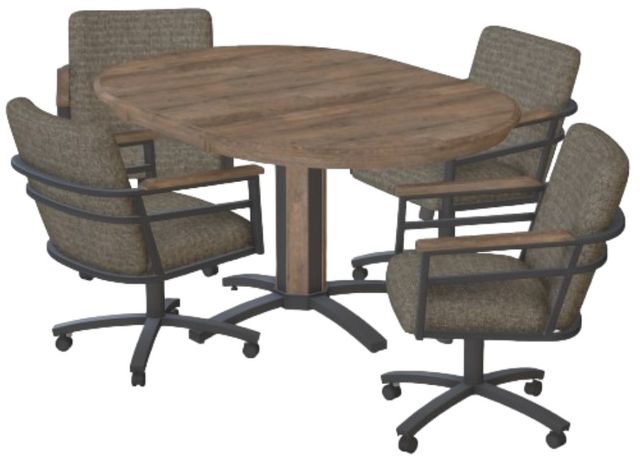 Chromcraft™ Customizable Camden Porter 5-Piece Dining Set-3