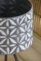 A & B Home 2-Piece Gray Planter on Stand Set-2