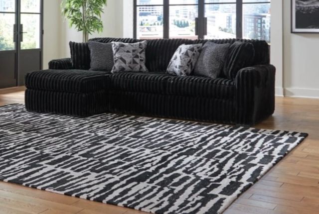 Signature Design by Ashley® Midnight-Madness 2-Piece Onyx Left-Arm Facing Sectional and Chaise-2