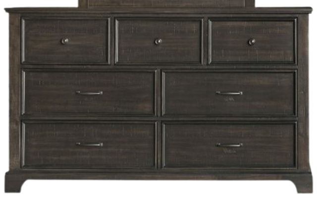 New Classic® Home Furnishings Stafford County Walnut Dresser and Mirror-3