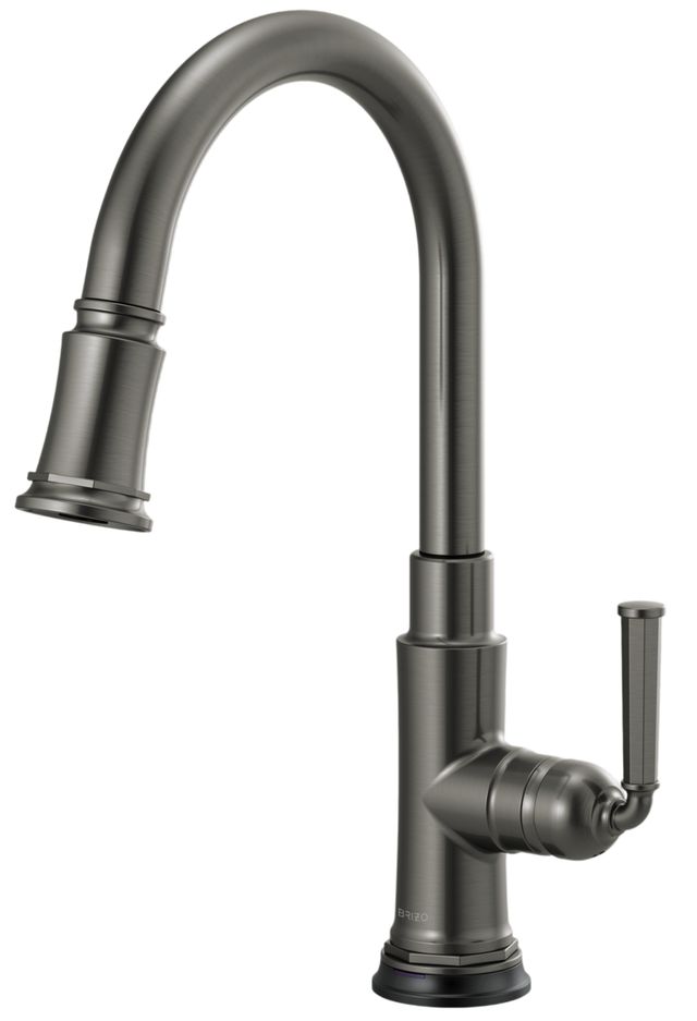 Brizo Rook® Brilliance® Luxe Steel® SmartTouch® Pull-Down Kitchen Faucet-0