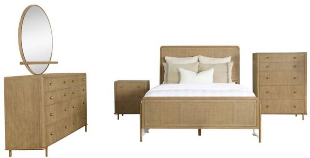 Coaster® Arini 5-Piece Brown Queen Bedroom Set