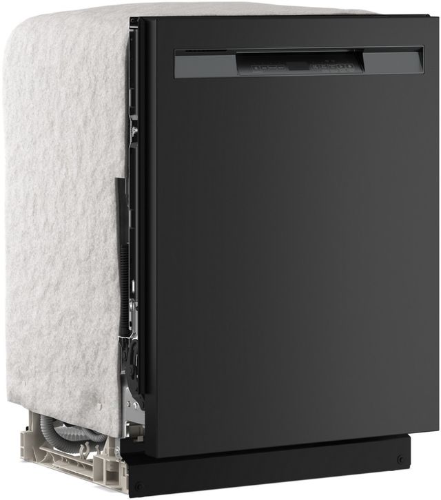 Maytag® 24" Black Front Control Built In Dishwasher-1