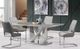 Global Furniture USA 5-Piece Gray Dining Set-1