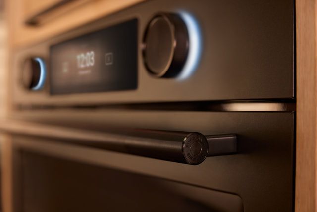 KitchenAid® 30" Black Ore Smart Double Electric Wall Oven with Intelligent Cooking Camera-3