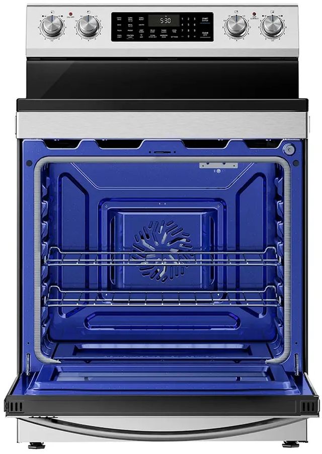Midea® 30" Stainless Steel Freestanding Electric Range with Steam Cleaning-1
