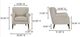 Moe's Home Collection Harriet Beige Accent Chair-4