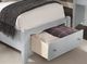 Vaughan-Bassett Bonanza Blue/Gray Twin Upholstered Panel Storage Bed-2