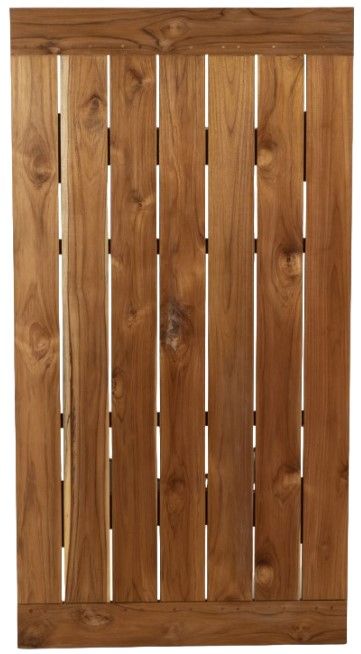 Home Trends & Design Artemis Natural Teak Small Patio Dining Table-2