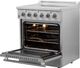 FORNO® Galiano 30" Stainless Steel Pro Style Electric Range-4