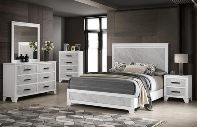 Furniture of America® Darlene White Nightstand  -1
