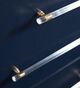 Modus Furniture Argento Burnished Brass/Navy Blue Chest-4
