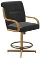 Chromcraft Customizable Denton Swivel Tilt Counter Height Dining Stool-5